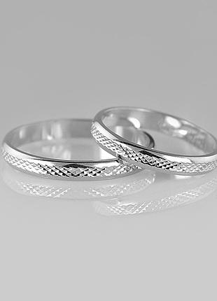 Кольцо серебро 925 обручальное  юм 10700 8