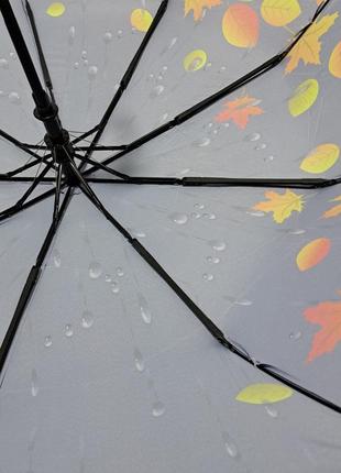 Женский зонтик susino полуавтомат осенние листья #030296 фото