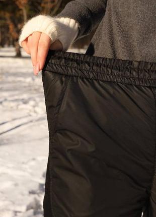 ❤️штаны плащевка+флис+синтепон, разные размеры, замеры в описании👇