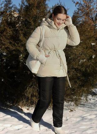 ❤️штаны плащевка+флис+синтепон, разные размеры, замеры в описании👇