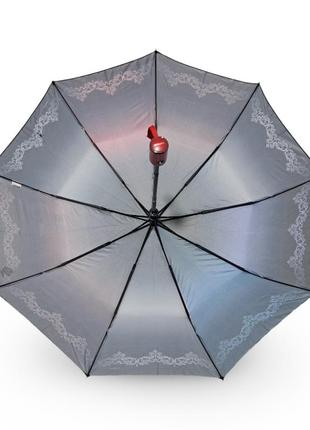Женский зонт полуавтомат toprain омбре радужный атлас #042515 фото