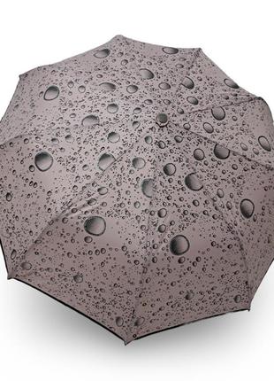 Женский зонт toprain полуавтомат с серебристым узором #05412