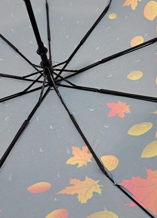 Женский зонтик susino полуавтомат осенние листья #0302916 фото