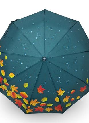 Женский зонтик susino полуавтомат осенние листья #0302913 фото