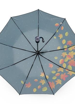 Женский зонтик susino полуавтомат осенние листья #0302915 фото