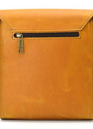Шкіряна сумка-планшет через плече rcam-3027-4lx бренда tarwa пісочний колір r_23493 фото