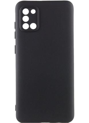 Чехол silicone cover lakshmi full camera (a) для samsung galaxy a31 чорний / black, full camera