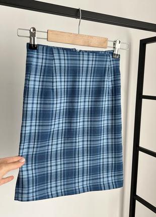 Юбка в клетку