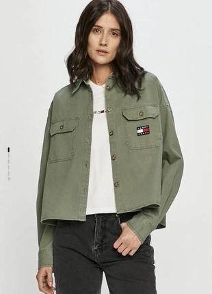 Tommy hilfiger / tommy jeans рубашка хаки