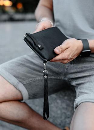 Кожаный клатч-кошелек натуральная кожа