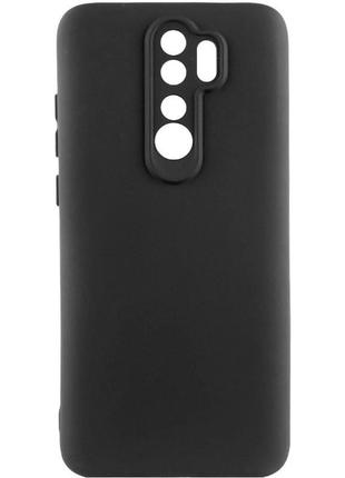 Чехол silicone cover lakshmi full camera (a) для xiaomi redmi note 8 pro чорний / black, full camera