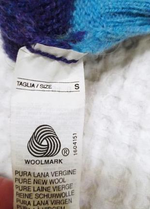 Жилетка в смужку/ 100%шерсть/