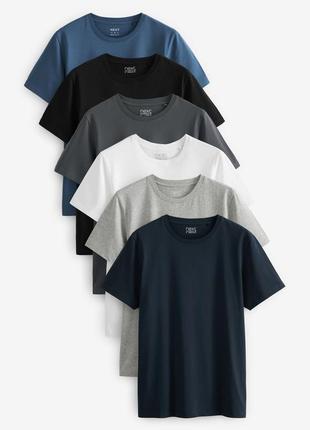 Футболка next m, l, xl чоловіча базова