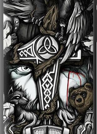 Чохол на htc desire 816 тату вікінг "4098u-169-10746"