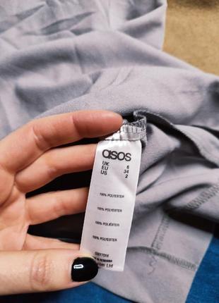 Asos асос сукня сукня сіре по фігурі олівець футляр міді на бретельках класична5 фото