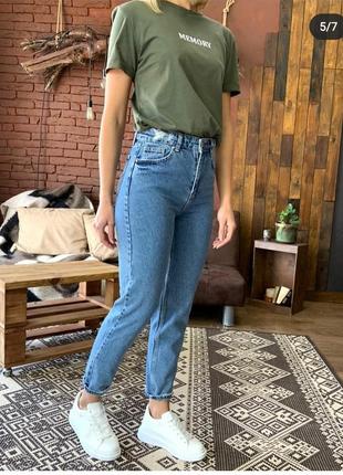 Мом джинси жіночі висока посадка туреччина3 фото