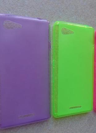 Силиконовый чехол для sony xperia e3 d2202 2