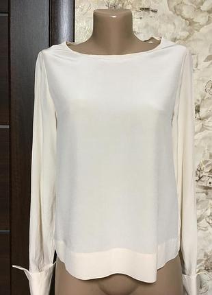 Акция!!роскошная шёлковая блуза,топ ,шампань,cos