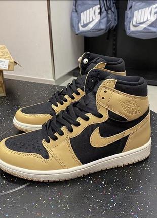 Оригинал кроссовки nike air jordan 1 retro high og heirloom