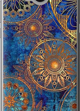 Чохол на huawei y5 2017 золотий візерунок "678u-992-10746"