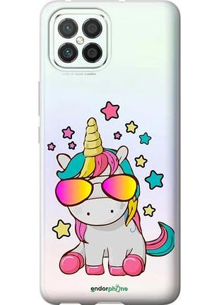 Чехол на huawei nova 8 se единорог в очках "4879u-2126-10746"
