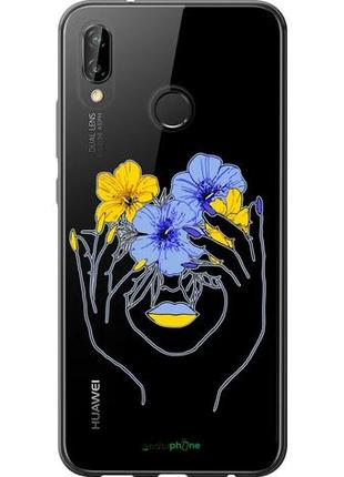 Чехол на huawei p20 lite девушка v4 "5276u-1410-10746"