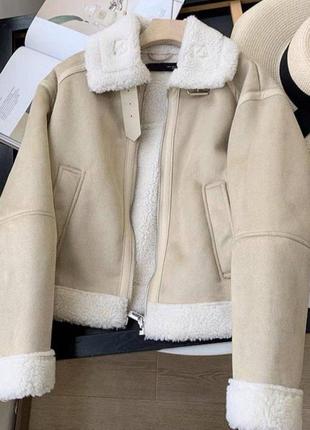 Жіноча дублянка трансфорер косуха,женская  коротка,укороченая дублёнка трансформер,зимняя куртка,осенняя куртка зимняя зимова4 фото