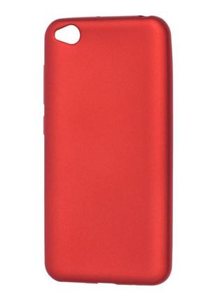 Чохол-накладка rock для xiaomi redmi go силіконовий матовий red