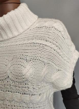 Женский красивый теплый свитер кофта туника cache cache, франция, р.m/l5 фото