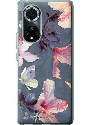 Чехол на huawei nova 9 pro нарисованные цветы "2714u-2503-10746"