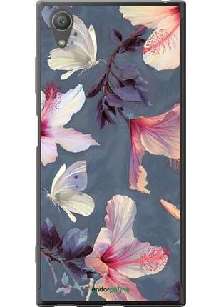 Чохол на sony xperia xa1 plus g3412 намальовані квіти "2714u-1129-10746"