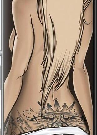 Чехол на sony xperia m5 e5633 девушка с татуировкой "2735u-217-10746"