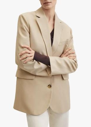 Женский блейзер из вискозы mango