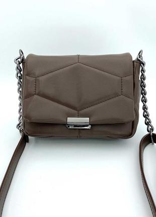 Женская сумка «санди» коричневая