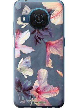Чехол на nokia x20 нарисованные цветы "2714u-2532-10746"