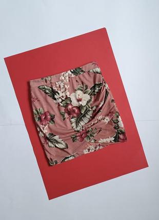 🔥 распродажа по 55! модная мини юбка на запах zara