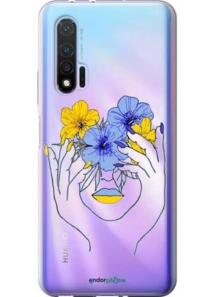 Чехол на huawei nova 6 девушка v4 "5276u-1821-10746"