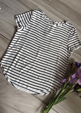 Вискозная полосатая блузка h&m