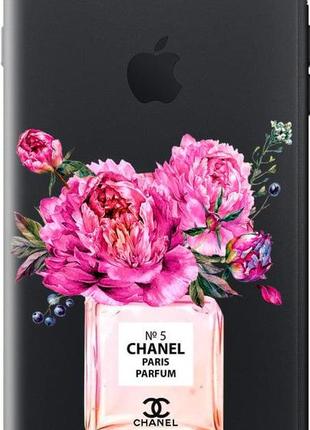 Чехол на iphone 7 plus розовый chanel "4906u-337-10746"