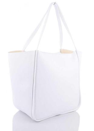 Женская сумка «абби» белая3 фото