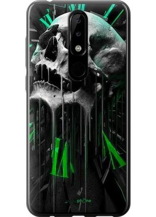 Чохол на nokia 5.1 plus череп-годинник "4100u-1543-10746"