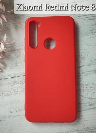 Чехол silicone soft-touch для телефона xiaomi redmi note 8 на сяоми ксиоми редми ноте нот 8 бампер силіконовий