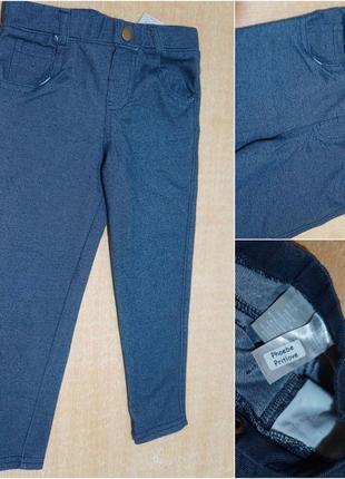Джинсовые лосины 2-3 года джеггинсы лосины джегинсы
