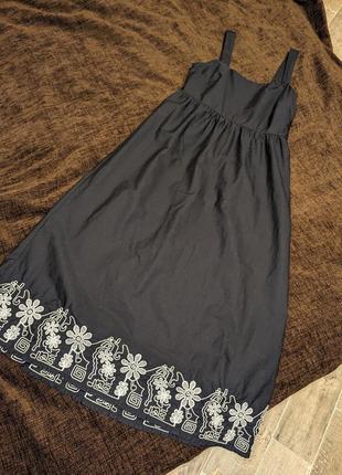 Платье миди сарафан с вышивкой primark2 фото