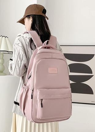Рюкзак jinisiao женский детский школьный портфель розовый5 фото