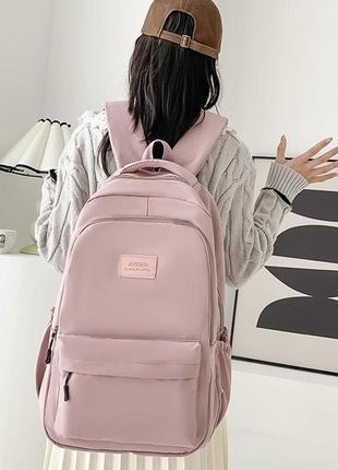 Рюкзак jinisiao женский детский школьный портфель розовый7 фото