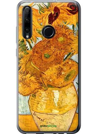 Чехол на huawei honor 10i винсент ван гог. подсолнухи "162u-1673-10746"