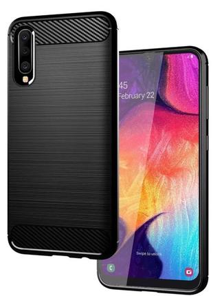 Чехол ipaky carbon для телефона samsung galaxy a50 sm-а505f защита на самсунг гелекси а50 бампер протиударный8 фото