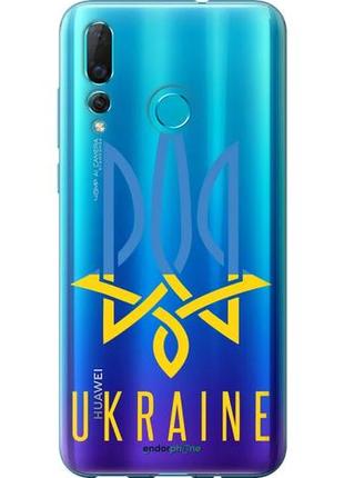 Чехол на huawei nova 4 герб v2 "5259u-1632-10746"