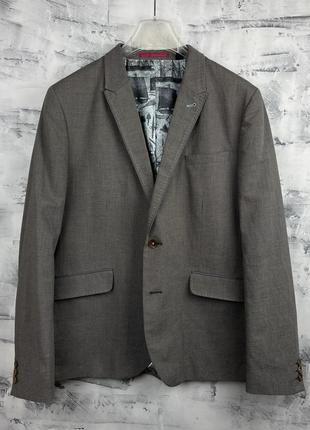 Ted baker костюмный пиджак 6 размер блейзер prada brioni tom ford